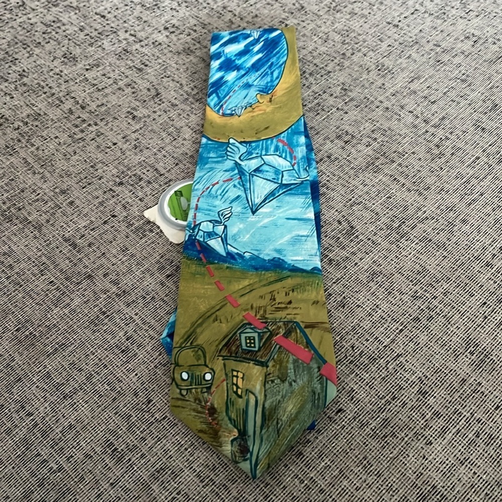 Vintage NWT Beatles “Lucy In The Sky with Diamonds” Silk Tie - Picture 10 of 10